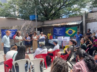 Hub for Housing Justice visits neighbourhood in Sao Paulo